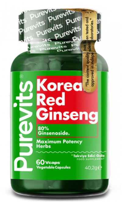 Kırmızı Kore Ginseng- Korean Red Ginseng 500 mg 