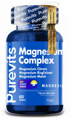 Magnezyum Complex - Sitrat - Bisglisinat – Malat 200 mg 